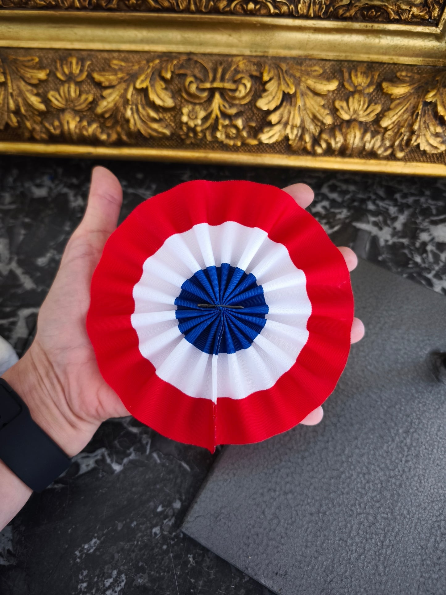 Cocarde Tricolore de Révolution Française 🇫🇷 (XXLR: 13cm / 5,12in) Made in FRANCE