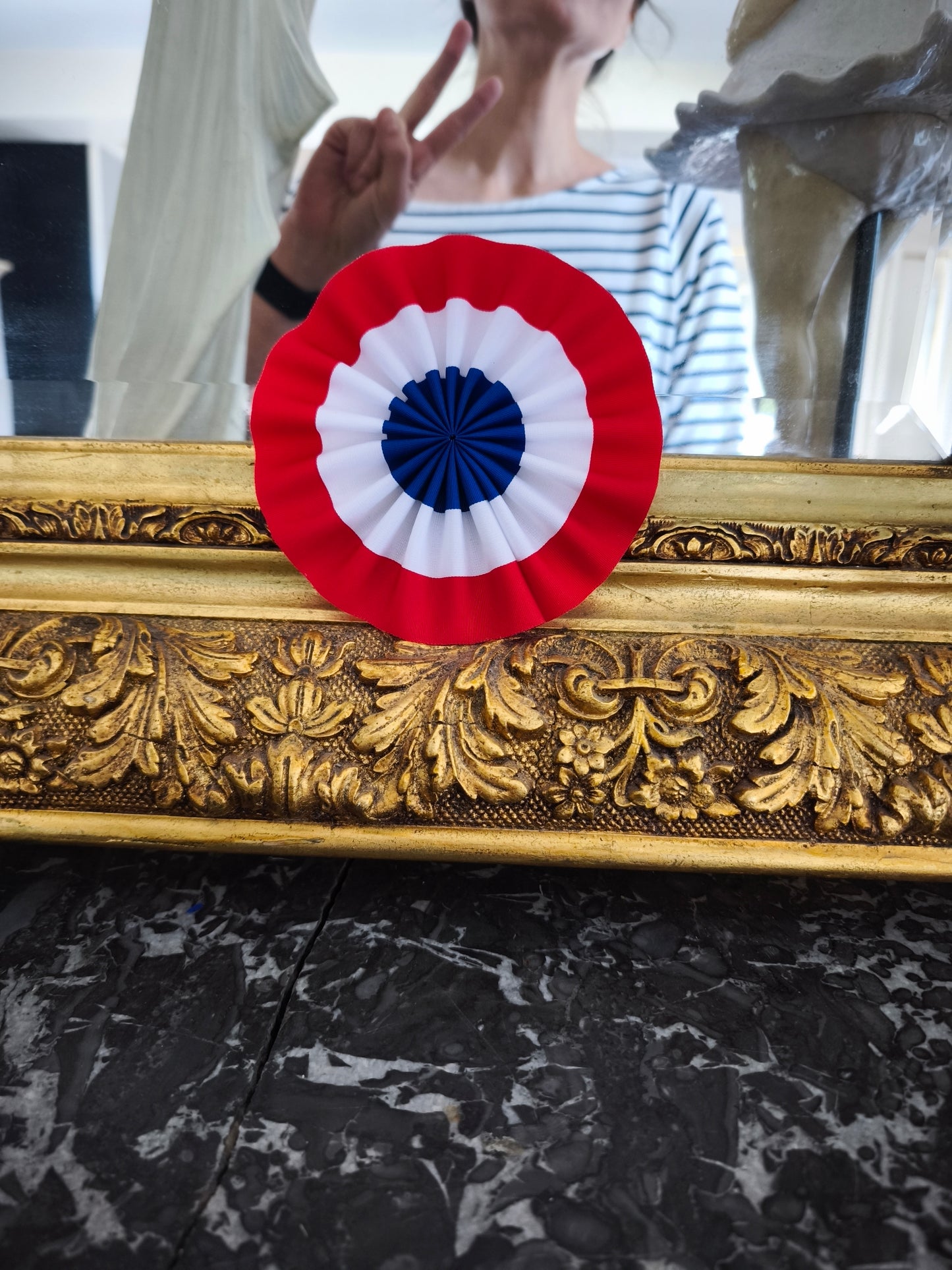 Cocarde Tricolore de Révolution Française 🇫🇷 (XXLR: 13cm / 5,12in) Made in FRANCE