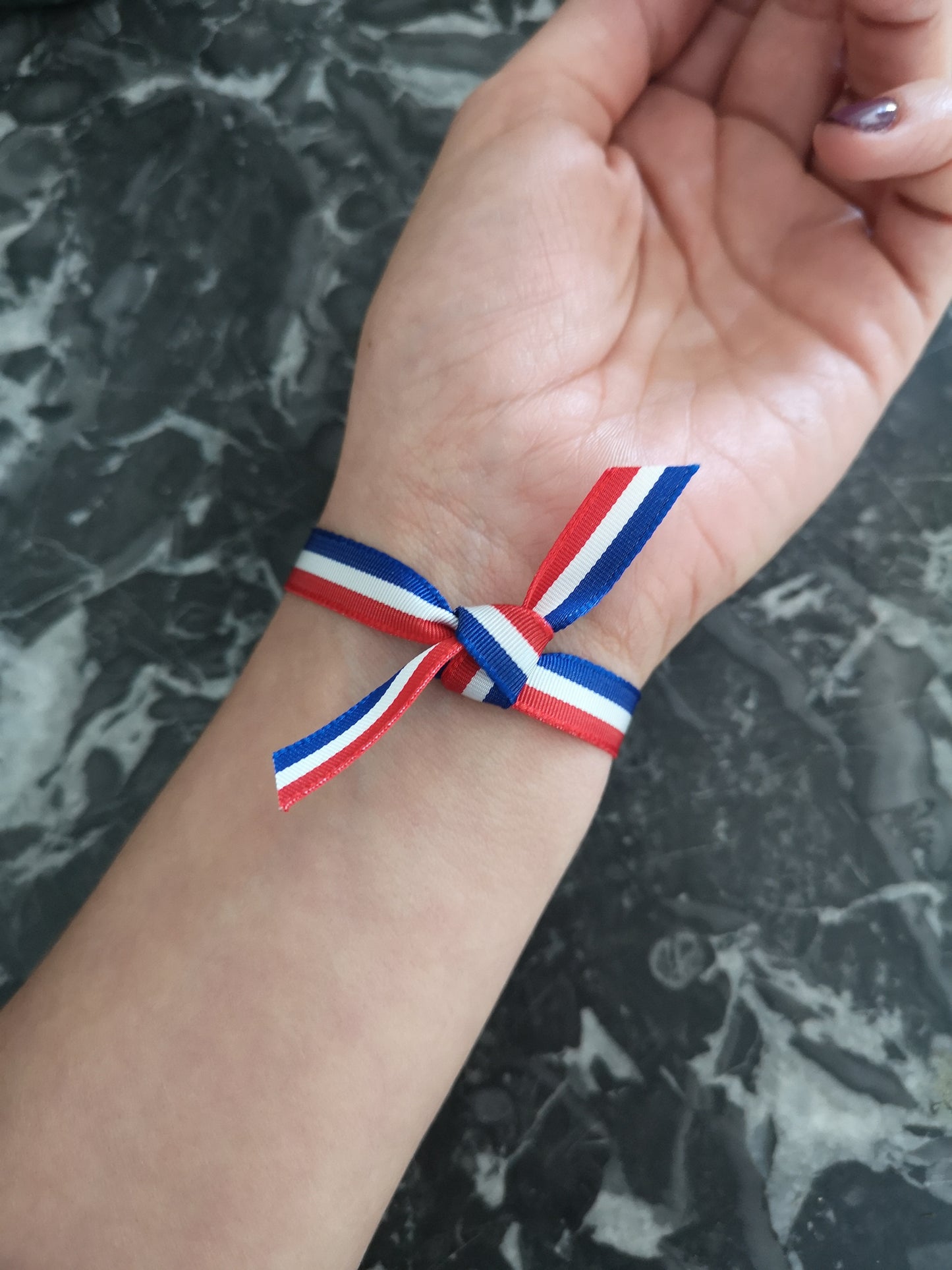 Bracelet Cocarde tricolore de la Révolution Française - Made in FRANCE 🇫🇷