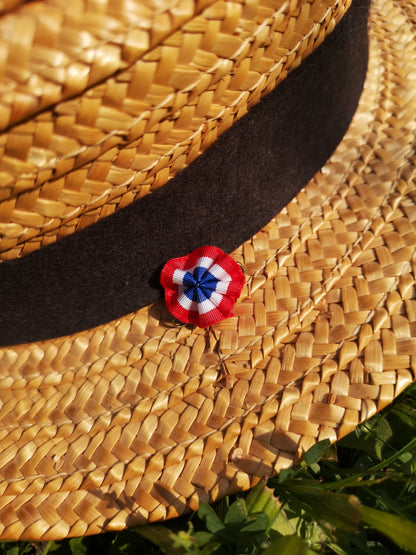 Mini Cocarde tricolore de la Révolution Française 🇫🇷 (S: 2cm / 0,8in) Made in FRANCE